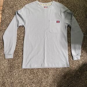 Men's Gray Long Sleeve Shirt